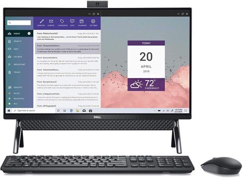 Dell Inspiron 5400 AIO 23.8 Inch FHD Touch All in One, Intel Core i5-1135G7, 8GB 2666MHz DDR4, 512GB SSD, Iris Xe Graphics , Windows 10 Home in Kuwait