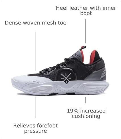 LI-NING All City Wade Men Cushioning Basketball Shoes Lining Anti-Slip Professional Shock Absorption Sneakers Sports Shoes in Saudi Arabia