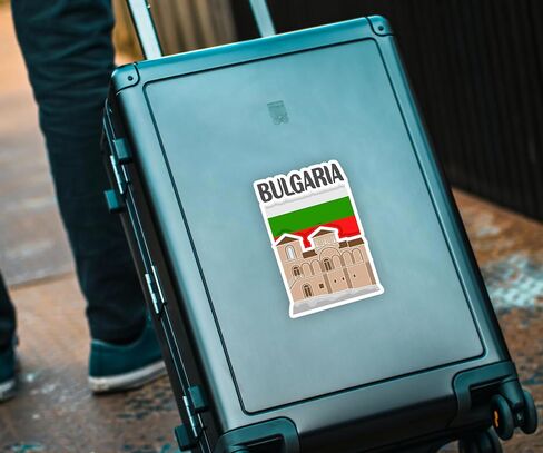 Bulgaria Souvenir Stickers 3-Pack - Handmade Travel Collectible Decals - Flag & Landmark Design (2" Wide (Small)) in Saudi Arabia