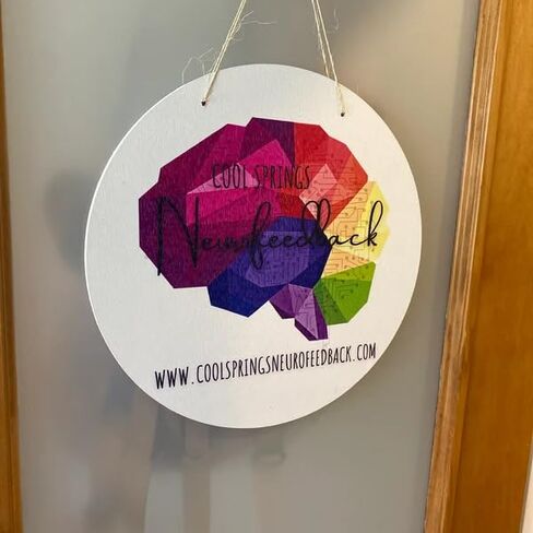 Custom Small Business Sign Logo, Your Actual Logo Round Hanging Sign Minimalist Design Booth Custom Circle Personalized Wall Art Color Acrylic Print in Kuwait