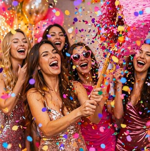 Mood Lab 1 Inch Multicolor Confetti - Colorful Party Confetti - 5.3 oz / 150g Round Tissue Confetti in Kuwait