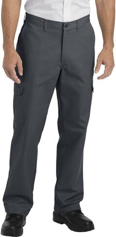Dickies Occupational Workwear LP337BK Cotton Relaxed Fit Men's Industrial Cargo Pant with Straight Leg, Black in Kuwait