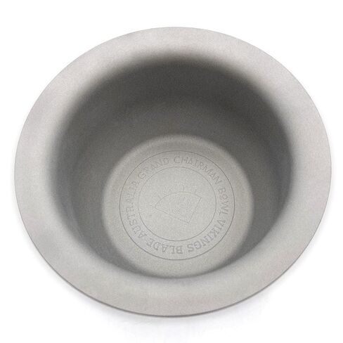 Vikings Blade Luxury Shaving Soap Bowl, Sandblasted Steel for Fast, Thick Lather, Unbreakable, Tactile Texture, Great for Most Pucks & Soaps (GRAND Chairman, 3.55" Diameter) in Saudi Arabia