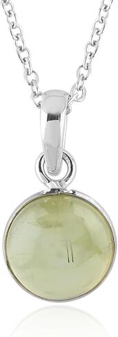 Natural Gemstone Pendant Necklace | 925 Sterling Silver in Saudi Arabia
