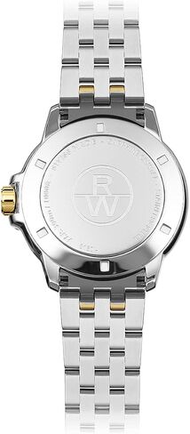 RAYMOND WEIL Tango Classic Men's Skeleton Quartz Watch, Blue Dial, Roman Numerals, Two-Tone Stainless Steel Bracelet, 41 mm (Model: 8160-STP-00508) in Kuwait