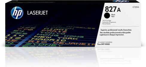 HP 827A Black Toner Cartridge | Works with HP Color LaserJet Enterprise Flow MFP M880 Series | CF300A in Kuwait