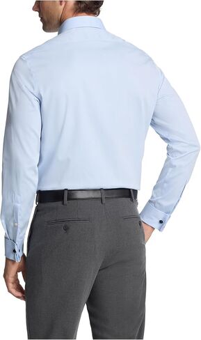 Calvin Klein Men's Dress Shirt Slim Fit Non Iron Solid French Cuff in Kuwait