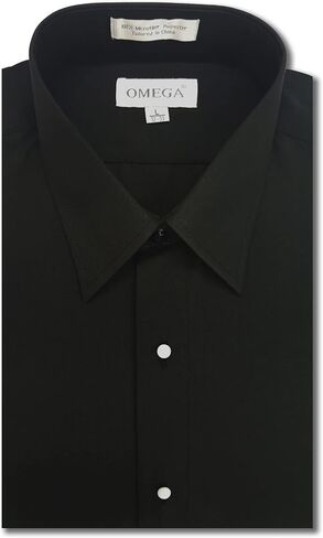 Men's Microfiber Tuxedo Dress Shirt Laydown Collar, Non Pleat in Saudi Arabia