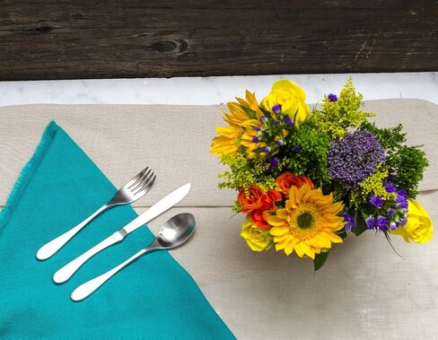 Knork Flatware Starter, TRY ME 12 Piece Set, Matte, Stainless Steel Utensils, Custom Service for 4, Salad Fork, Dinner Knife, Teaspoon in Kuwait