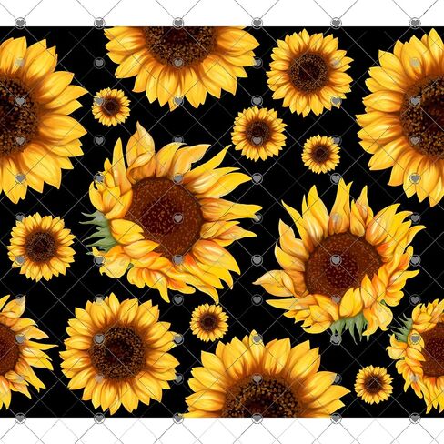 Sunflower Tumbler Sublimation Wrap, Ready to Press, 20 oz Straight Tumbler, Sunflowers Transfer for Tumbler, Flower Tumbler Transfer Wrap in Saudi Arabia
