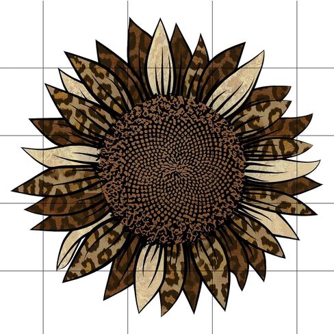 Leopard Sunflower Ready to Press Sublimation Transfer, Ready to Use, Cheetah, Adult/Child Shirt Sizes, Sub Image Ready to Press, DIY Shirt in Saudi Arabia