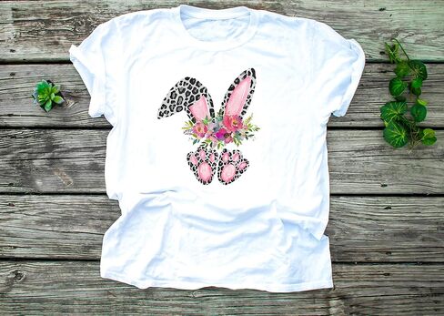 Bunny Rabbit Sublimation Transfer, Easter Sublimation, Bunny Sub Image, Easter Bunny, Rabbit, Ready to Use, Adult/Child Shirt Size, Cheetah in Saudi Arabia