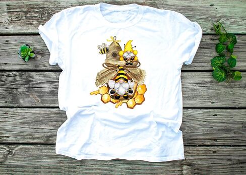 Gnome Bee Sublimation Transfer, Ready to Press Sublimation, Beehive Sub Image, Summer Sublimation Transfer, Bees, Gnomes, Honeycomb Transfer in Saudi Arabia