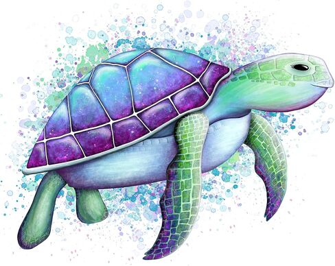 Sea Turtle Sublimation Transfer - Printed, Ready to Use, Sublimation Design Transfer, Ocean Sublimation Image, Sea, Beach Sub, Adult or Child T-Shirt in Saudi Arabia