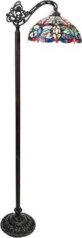 Chloe Lighting Vivian Tiffany-Style Victorian Stained Glass Reading Floor Lamp 60" Height in Saudi Arabia