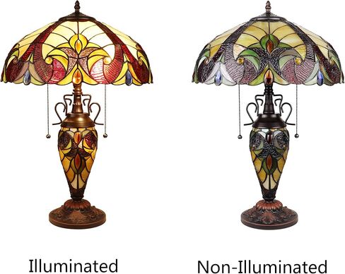 Chloe Lighting Adia Victorian-Style Dark Bronze 3 Light Double Lit Table Lamp 16" Wide in Saudi Arabia