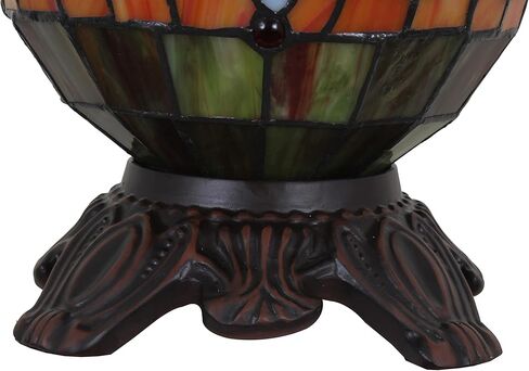 Chloe Lighting Demoiselle Tiffany-Style 1 Light Dragonfly Accent Lamp 8" Shade in Saudi Arabia