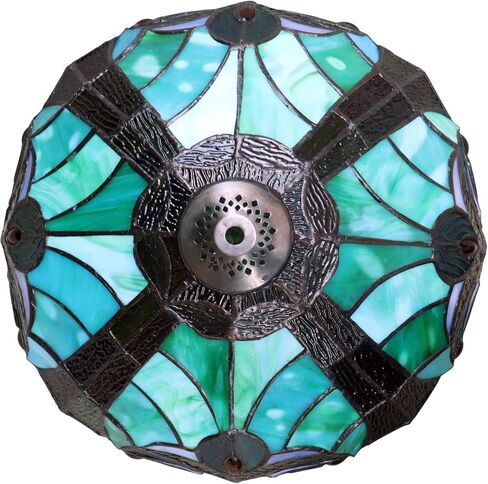 Chloe Lighting Liaison Tiffany-Style Antique Dark Bronze 1-Light Victorian Table Lamp 12" Shade in Saudi Arabia