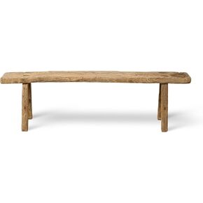 Artissance Approx. 67-71 in Long Entryway Bench Weathered Natural (Finish Vary) in Kuwait