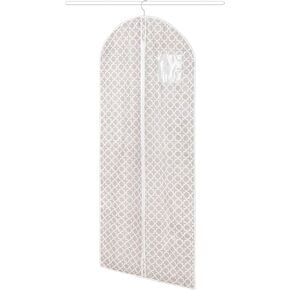 Compactor Madison Dress Cover Bag 60 x 137cm, Taupe/White in Kuwait