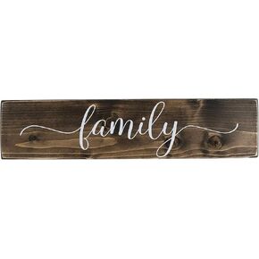 Big Family Wooden Sign - Large Farmhouse Rustic Wood Wall Decor in Kuwait