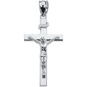 Claddagh Gold Sacred Symbolism: Embrace Faith Sterling Silver Cross Pendant - Choose Your Perfect Size (S-L) in Saudi Arabia