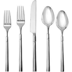 Fortessa Lloyd 18/10 Stainless Steel, 40 Piece Flatware Set (Service for 8), Silver in Kuwait