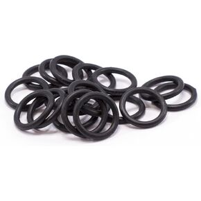 BodyJewelryOnline O-Ring Package of 20 Black Rubber Perfect for Tunnels Plugs and Tapers, Also for Any Piercing Retainer Eyebrow, Labret, Industrial, Cartilage in Saudi Arabia