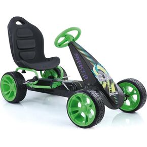 hauck Sirocco Go-Kart Kids Pedal Racing Cart w/ Low Profile Rubber Wheels & Ergonomic Seat in Saudi Arabia