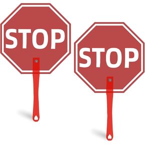 Mini Handheld Plastic Stop Signs for Classroom (2) in Saudi Arabia