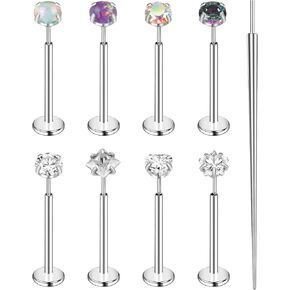 ONESING 12-25 Pcs 16G Tragus Earrings for Women Men Cartilage Earrings Labret Stud Tragus Piercing Jewelry in Saudi Arabia