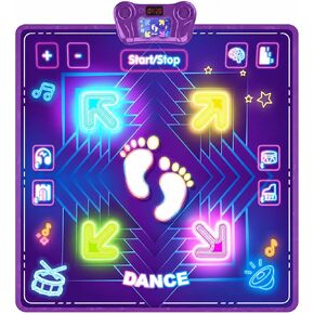 KAKTIN Dance Mat for Kids, Dance Mats with LED Light & Wireless Bluetooth in Kuwait