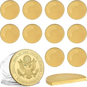 Mihoutal 10 PCS Brass Coin Blanks for Engraving, Challenge Coin Blanks in Kuwait