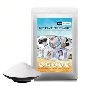 DTF Powder White 1KG/35.3 oz Digital Transfer Hot Melt Adhesive, Pretreat Powder for Ep L1800 Printer(White/1KG) in Kuwait