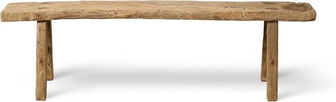 Artissance Approx. 67-71 in Long Entryway Bench Weathered Natural (Finish Vary) in Kuwait
