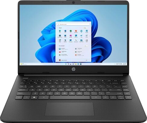 Newest HP 14" HD Laptop, Windows 11, Intel Celeron Dual-Core Processor Up to 2.60GHz, 4GB RAM, 64GB SSD, Webcam(Renewed) in Kuwait