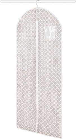 Compactor Madison Dress Cover Bag 60 x 137cm, Taupe/White in Kuwait