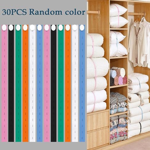 Quick and Easy Clothes Folding Shirt Folding Board Folding Clothes Helper for Easy Storage+Elastic Band with Buttonholes: 30 Pieces, Used to Store Sheets, Clothes, Blankets, Jeans, Sweaters, Towels in Saudi Arabia
