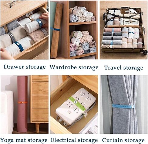 Quick and Easy Clothes Folding Shirt Folding Board Folding Clothes Helper for Easy Storage+Elastic Band with Buttonholes: 30 Pieces, Used to Store Sheets, Clothes, Blankets, Jeans, Sweaters, Towels in Saudi Arabia