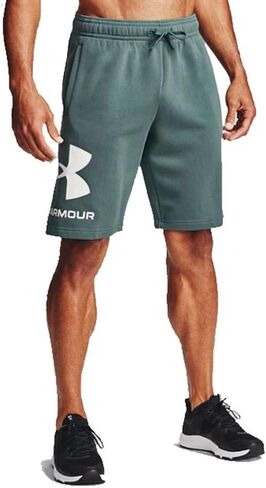 Under Armour Men's Rival Fleece Big Logo Shorts in Saudi Arabia