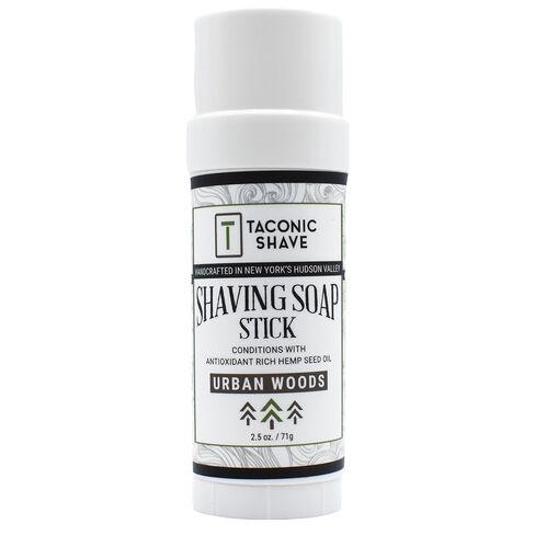 Taconic Shave Urban Woods Scent Shaving Soap Stick – Rich Hemp Seed Oil in Kuwait