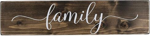 Big Family Wooden Sign - Large Farmhouse Rustic Wood Wall Decor in Kuwait