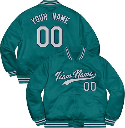 Custom Baseball Jacket Varsity Classic Letterman Bomber Coats Personalized Sports Sweatshirt for Men Women Youth in Saudi Arabia