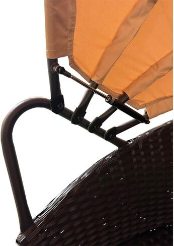 Garden Winds Custom Fit Replacement Canopy Top Cover Compatible with The Oakmont F08BN945-1, F08BN945-2, PARIGHT-F08BN945-1 Outdoor Patio Daybed - Upgraded Performance RipLock 350 Fabric - Slate Gray in Kuwait