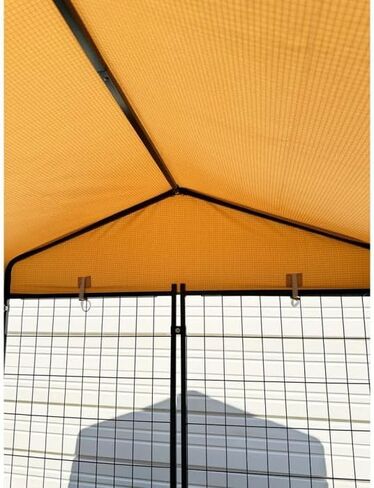 Garden Winds Custom Fit Replacement Canopy Top Cover Compatible with The PawGiant PDK-01 4' x 4' x 4.5' Pet Dog Kennel Playpen Crate - Upgraded Performance RipLock 350 Fabric - Slate Gray in Kuwait