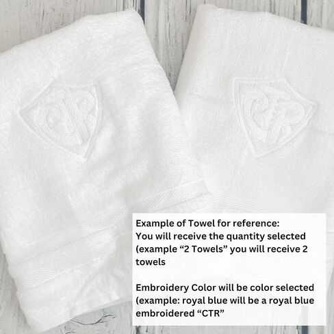 LDS CTR Baptism Bath Sheet Set of 2, 30 x 52 In, Light Purple Thread in Kuwait