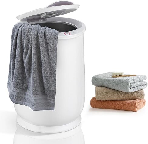 WELLHUT Towel Warmer Bucket Towel Warmers for Bathroom with Fragrance Holder, Luxury Spa Hot Towel Warmer, Towel Heater, Auto Shut Off, Holds Two 40"X70" Oversized Towels, Bathrobes, Blankets in Saudi Arabia