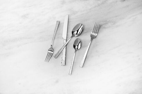 Fortessa Nomad 18/0 Stainless Steel, 60 Piece Flatware Set (Service for 12), Silver in Kuwait