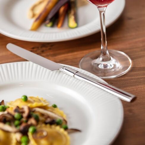 Fortessa Lloyd 18/10 Stainless Steel, 40 Piece Flatware Set (Service for 8), Silver in Kuwait