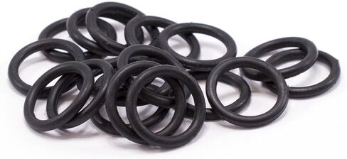 BodyJewelryOnline O-Ring Package of 20 Black Rubber Perfect for Tunnels Plugs and Tapers, Also for Any Piercing Retainer Eyebrow, Labret, Industrial, Cartilage in Kuwait